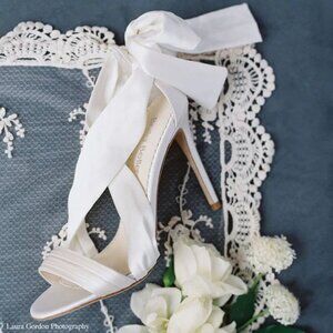 NEW!!! Bella Belle KATE (IVORY) Wedding Bridal Shoes Heels US Size 6.5 IVORY